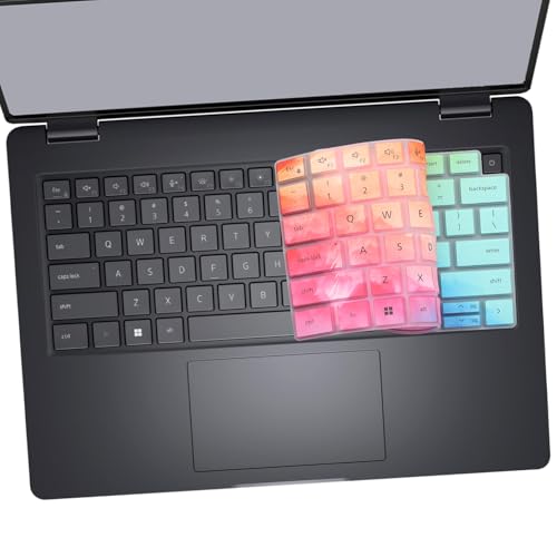 Keyboard Cover for 2026 2025 Dell Pro 14 PC14250/14255,Pro 14Plus PB14250/14255,Pro 14Max MC14250/14255 14 inch Laptop (NOT FIT Dell Pro 14 PA14250) US Protective Keyboard Skin-Colorful - color: Colorful