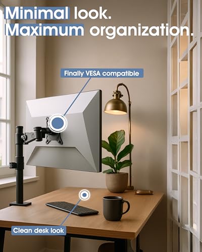 3IDEE VESA Mount Adapter Compatible with HP Monitor Z G3 & Series 7 Pro (Z24f, Z24m, Z24q, Z25, Z27, 724pu, 724pf, 727pu, 727pk, 727pm, 724pn, 727pq, 727pu etc.)- HP Monitor Mount Adapter - 75x75mm