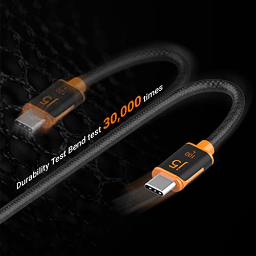 j5create USB C to USB C 100W Fast Charging Cable | 5.9ft / 1.8m, Double Braided, for Samsung Galaxy, iPad Pro, iPad mini, Tablet, Laptop, Chromebook, MacBook Pro (JUCX25L18)