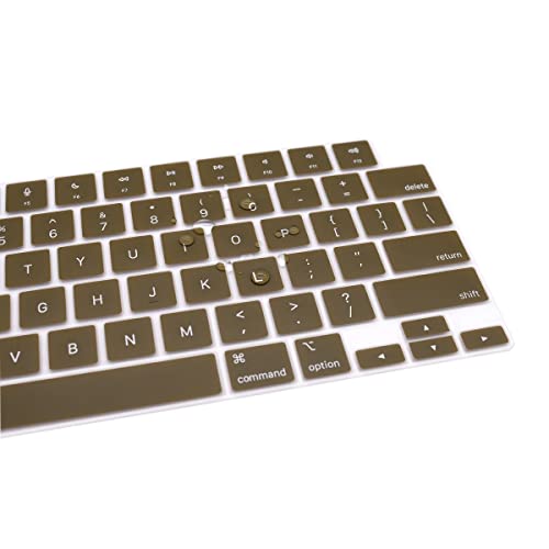 Se7enline Compatible with MacBook Keyboard Cover Skin for Mac Neo & Air 13/15 & Pro 14/16 inch (M5 M4 M3 M2 M1 A18) 2026/2025/2024/2023/2022/2021 Silicone Waterproof Dustproof Durable,Avocado Green - color: Avocado Green