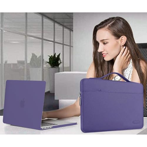 MOSISO Compatible with MacBook Pro 14 inch Case M5 2026 M4 M3 M2 M1 2025-2021 A3427 A3426 A3434 A3112 A3185 A3401 A2918 A2992 A2779 A2442,Case&Bag&Keyboard Skin&Webcam Cover&ScreenFilm,Imperial Purple - color: Imperial Purple