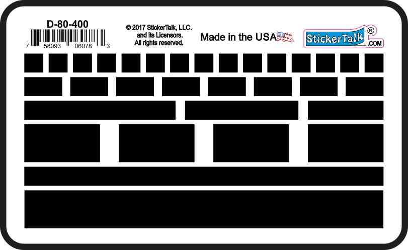 StickerTalk Assorted LED Light Cover and Webcam Privacy Vinyl Sticker, 1 Sheet of 32 Stickers