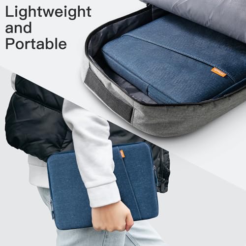 JETech Laptop Sleeve for MacBook Neo (A18 Pro), 14-InchMacBook Air/Pro, MacBook Pro M1-M5 2021-2026, Waterproof Bag Case with Pocket, Compatible with 14 Inch Notebook (Navy) - color: Navy, size: 14-Inch