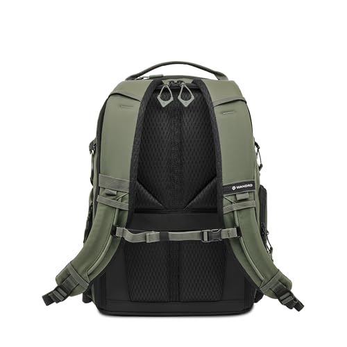 WANDRD PRVKE Zip 21L V4 Camera Backpack – Weatherproof Travel Bag with Laptop Sleeve, Expandable Rolltop and Quick Side Access - color: Wasatch Green, size: 21L (Bag Only), style: Zip