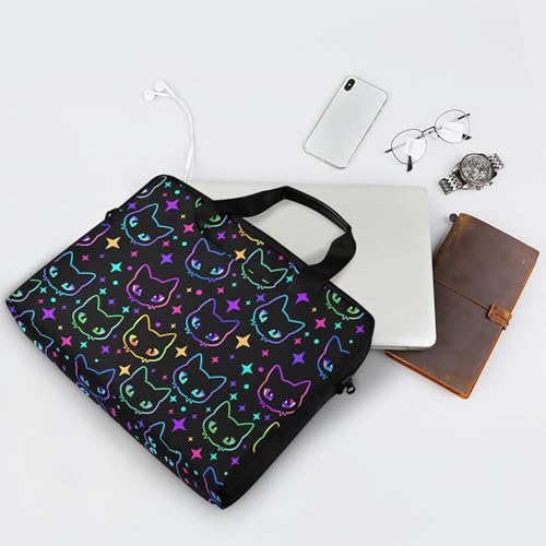 MNSRUU Laptop Bag for 15.6 inch Black Gothic Bats - color: Halloween Theme 089
