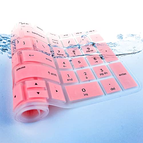 Keyboard Cover for 15.6 HP Laptop 15-dw 15-dy 15-ef 15-da/db/bs 15t-dy200 15-dy5033dx 15-dy5131dx 15-dy2073dx 15-dw0083wm 15-ef1041nr 15-da0012dx, HP 15m-dr/ds 15-cs/cc (NOT FIT HP 15-FC/FD 15-EG/EH) - color: GradualPink