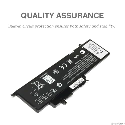 11.1V 43Wh GK5KY 0GK5KY 4K8YH 0WF28 Laptop Battery Compatible with Dell Inspiron 11 3147 3148 3152 3153 3157 3158 Inspiron 13 7347 7348 7352 7353 7359 Inspiron 15 7558 7568 92NCT 092NCT