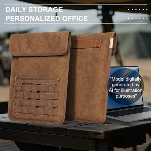 Gexmil Protective Tablet Sleeve for iPad Pro 13 Inch (M4) 2024, iPad Air 13 Inch M3/M2, iPad Pro 12.9 Inch,Galaxy Tab S9 Plus/S10+/S10 Plus/S9 FE+/S9 FE Plus 12.4", Brown - color: Brown, size: 13 Inch