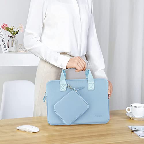 Hseok Laptop Sleeve 13.3-14 inch Case with Small Pouch, Neoprene Computer Bag Compatible with MacBook Neo/Pro 14 M5/M4/M3/M2/M1, Mac Air/Pro 13.3, XPS 14 and Most 13-14 inch Notebooks,S02B01 - color: S02B01, size: 13"-14"