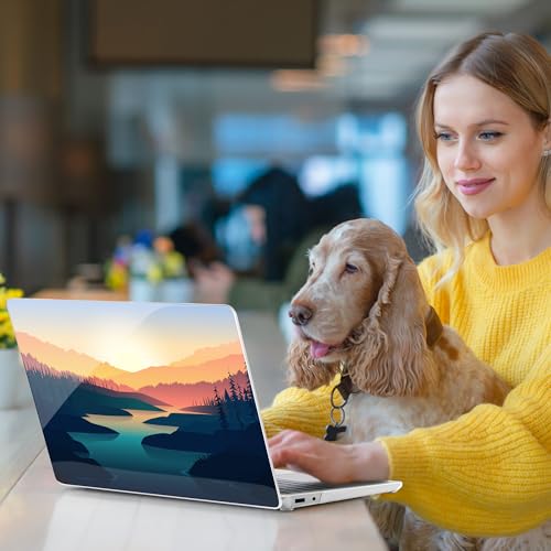 Batianda Case for Microsoft Surface Laptop 13 inch 2025 2026, Dawn River | Fits Model 2095, Artistic Patterns Ultra-Slim Lightweight Scratch-Resistant Hard Shell with Professional Protection - color: Dawn