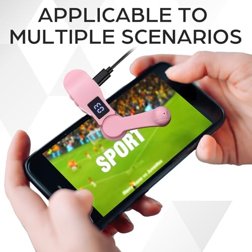 Sabary 1 Sets Auto Clicker for Smart Phone, Fast Screen Tapping Device Auto Tapper Continuous Click Simulation Finger for Game, Live Likes, Flash Deal, Reward Task, Plug and Play (Pink) - color: Pink