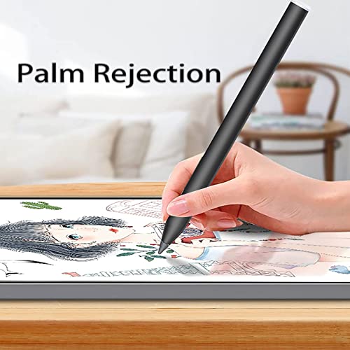 MPP 2.0 Tilt Stylus Pen for HP Active Rechargeable Tilt Pen MPP 2,Black | Compatible HP Omnibook X Flip/Envy X360/Pavilion X360/Specter X360 Magnetic Barrel, with 4096 Levels Pressure&Erase Function - color: Black
