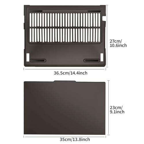 Laptop Case Set for 2025 Legion Pro 5 / 5i Gen 10 Intel 16" Scratch-Resistant & Drop-Resistant Hard Shell Frosted Transparent Protective Cover + Keyboard Cover(Matte Black)