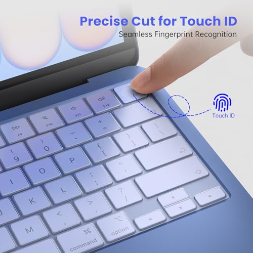 CaseBuy MacBook Neo Accessories, Premium Ultra Thin Keyboard Cover Protector for 2026 MacBook Neo 13 inch Laptop, 2026-2022 MacBook Air 13"/15" M2/M3/M4/M5, US ANSI Layout - size: MacBook Neo/Air 13"(2022+)