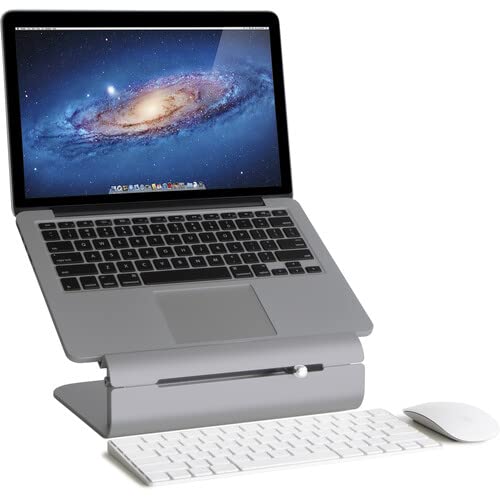 Rain Design iLevel2 Adjustable Height Laptop Stand (Patented) (Space Gray) - color: Space Gray
