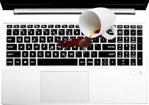 Keyboard Cover for HP 15.6" Laptop 15-fc 15-fd Series, HP Laptop AI 15 15.6"/Laptop AI 17 17.3", HP 15z-fc000 15t-fd000/fd100 15-fc0099nr 15-fd0023dx 15-fd0005dx 15-fc0025dx 15-fd0883nr 15-fc0093dx - color: Black