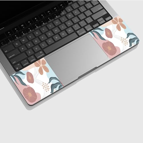 Universal Laptop Skin Sticker with 2 Wrist Pad Skins, Waterproof Scratch Resistant Vinyl Laptop Cover Decal, Cut to Fit for 11–15.6 Inch MacBook HP Dell Lenovo, Hand Drawn Abstract Doodle - color: Hand Drawn Abstract Doodle