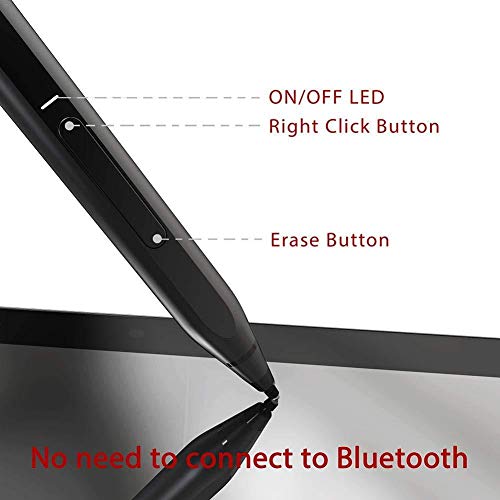 BoxWave Stylus Pen Compatible with Dell Inspiron 15 7000 2-in-1 (15.6 in) - ActiveStudio Active Stylus 2019, Electronic Stylus with Ultra Fine Tip - Jet Black