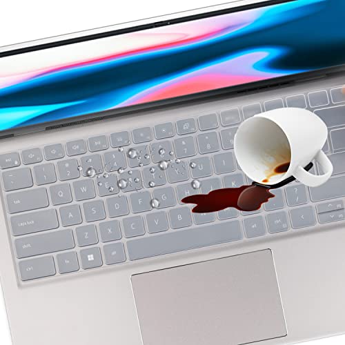 Keyboard Cover for Dell Inspiron 16/Inspiron 16 Plus 5630 5635 5620 5625 7635 7630 7620 16-inch Laptop, Inspiron 14 5430 5435 7430 7435 5420 5425 7420 7425 7415 14 inch Laptop Keyboard Skin (Clear) - color: Clear