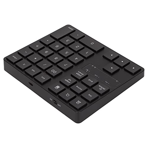 VBESTLIFE Numeric Keypad,35 Keys 2.4GHz Ergonomic Calculator Numpad Pad,250mAh Silent Financial Accounting Number Keypad,for Laptop PC Desktop Notebook