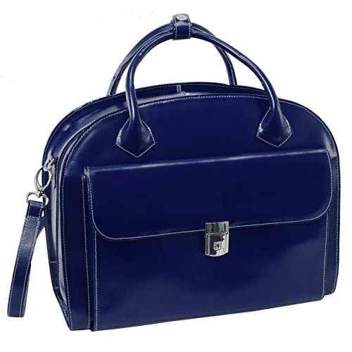McKlein Glen Ellyn,15" Leather Detachable -Wheeled Ladies' Laptop/Computer & Tablet Business Briefcase Bag/Women's Rolling Overnight Travel Bag, Removable trolley case - color: Sand