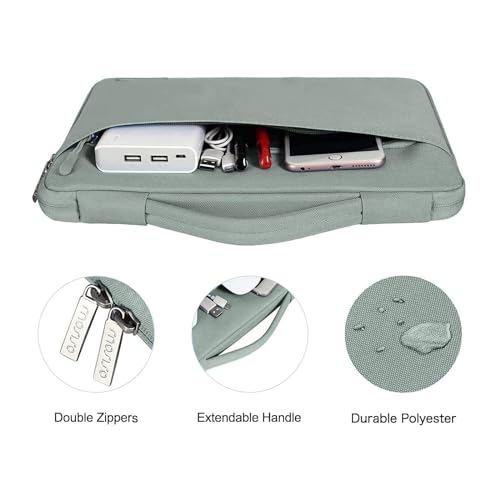 MOSISO Compatible with MacBook Pro 14 inch Case M5 2026 M4 M3 M2 M1 2025-2021 A3427 A3426 A3434 A3112 A3185 A3401 A2918 A2992 A2779 A2442, Case&Bag&Keyboard Skin&Webcam Cover&ScreenFilm, Antique Green - color: Antique Green