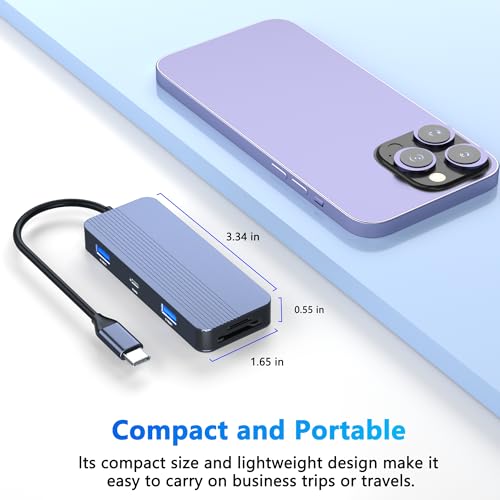 Docking Station Dual Monitor for Dell/HP/Lenovo Laptop, Dual HDMI Adapter for 2 Monitors, 8 in 1 USB C Docking Station with HD/USB/PD/SD/TF, HDMI Splitter for Dual Monitors Extended Display - style: 8 IN 1