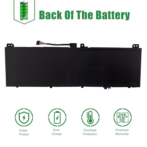 L22C4PA1 Laptop Battery Replacement for Lenovo Yoga 7 14ARP8 14IRL8 16ARP8 Series SB11K38965 5B11K38968 SB11N45990 5B11N46035 L22M4PA1 L22D4PA1 15.36V 71Wh - size: 13.4*5.3*1.1inch L22C4PA1