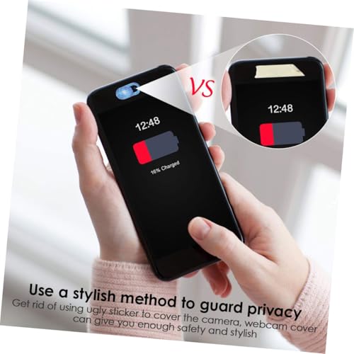 NUOBESTY 3pcs Ultra-Thin Webcam Cover Privacy Protector for Laptops Tablets and Desktops Easy to Use Secure Camera Lens Cover for Personal Privacy Protection