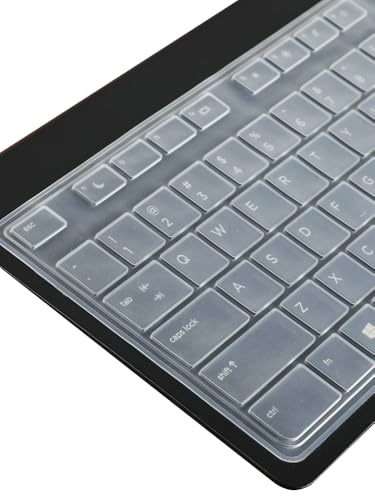 Silicone Keyboard Cover Skin Compatible for HP EliteOne 800 G4 All-in-One PC, HP USB Slim Business Keyboard SK-2120 KU-1469 KB-1469 803181 T4E63AT KBAR211 (Clear)
