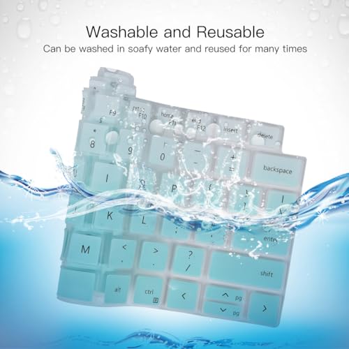 Keyboard Cover for Dell Latitude 3440 5440 5430 5431 5420 14", Dell Latitude 14" 7440 7430 7420 7410, Dell Latitude 14" 9420 9430, Dell Latitude 9520 9510 7520 15.6" 2023 2022 Keyboard Skin,Ombre Mint - color: Ombre Mint