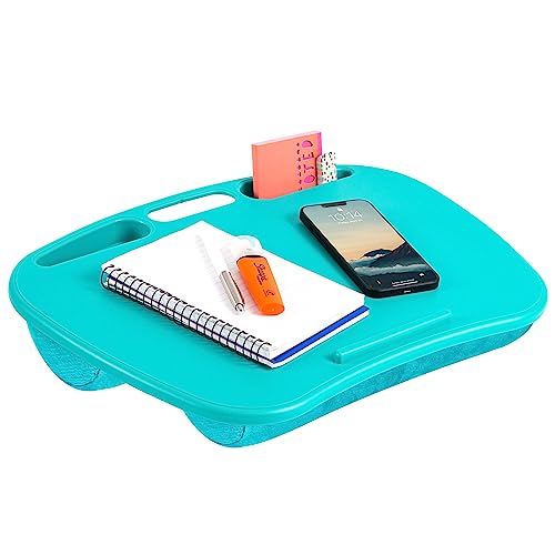 LAPGEAR MyDesk Lap Desk – Turquoise, 12-Pack, Fits 15.6” Laptops - color: Turquoise, size: Pack of 12