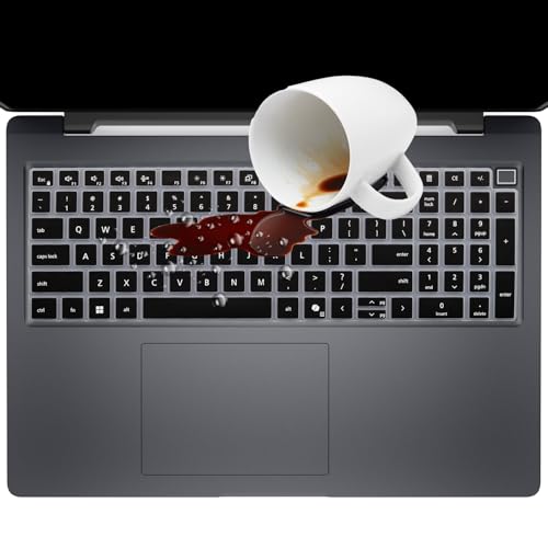Keyboard Cover Skin for 2026 2025 Dell Pro 16 PC16250 PC16255 /Dell Pro 16 Plus PB16250 PB16255/Dell Pro Max 16 MC16250 MC16255 MB16250 16" Laptop (NOT FIT Dell Pro 16 Premium, Pro 3/5/7 16") - color: Black