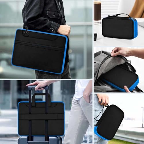 Laptop Case 15.6 Inch Briefcase with Detachable Belt Bag,Compatible with MacBook Pro Model of 15-16 Inch and Most Popular 15.6 Inch Notebooks Chromebooks (B01K03) - color: B01k03