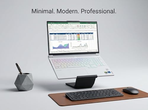 Laptop Stand for Desk – Ergonomic Laptop Riser, Improves Posture & Reduces Neck Pain, Stable No-Wobble Design, Cooling Airflow, Fits 10–17” Laptops, Office & Home Setup - color: Black