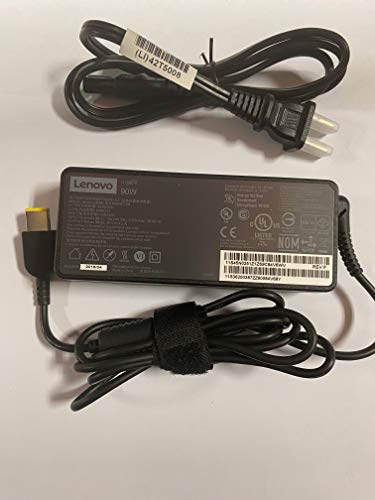 Lenovo 90W Slim Tip Ac Adapter ( 0B46994, ADLX90NLC2A, Original Packaging ) USA 2 Pin Power Cord Included , Black.
