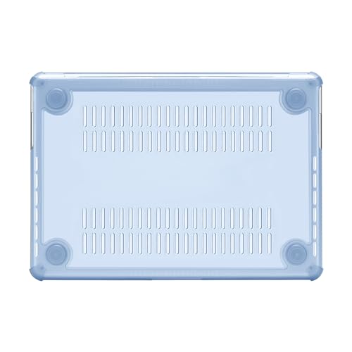 MOSISO Compatible with MacBook Pro 14 inch Case M5 M4 M3 M2 M1 2026-2021 | 3 in 1 Kit Anti-Crack Hard Shell with TPU Bumper, A3427 A3426 A3434 A3112 A3185 A3401 A2918 A2992 A2779 A2442, Sky Blue - color: Sky Blue