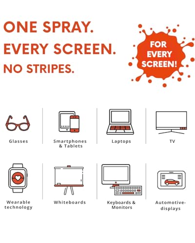 Whoosh Screen Shine Go Refillable Screen Cleaner Kit, 1 fl oz | TSA Approved for Travel, Streak Free Finish, For MacBook, Phone and Eyeglasses, Microfiber Cloth Included - size: 1 fl oz (Pack of 1)