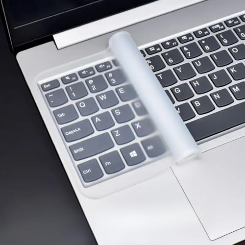 Waterproof Laptop Keyboard Cover – 2PCS Silicone Fit 15-17 Inches Devices - Clear