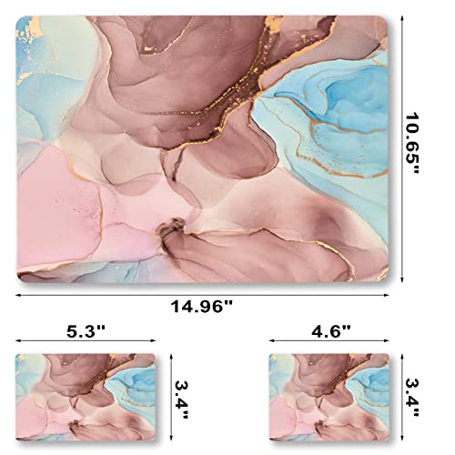 Laptop Skin Sticker Decal, 15.6" Universal Skin for 12" 13" 13.3" 14" 15" 15.4" 15.6 inch Laptop Netbook PC Notebook Vinyl Reusable Skin Sticker Art Protector Personalized,Dreamy Marble - color: Dreamy Marble