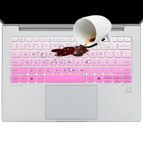 Keyboard Cover for 2026 2025 2024 HP EliteBook 640 645 G11 14" & EliteBook 1040 G11 14" Laptop Accessories Protective Skin, US Layout(Not fit EliteBook 640 645 1040 G8/G9/G10 or Older)-OPurlple - color: OmbrePurlple