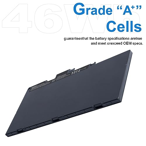 TREE.NB CS03XL Battery for HP Elitebook 745 G3 745/755/840/850, G4 755/840/850/ZBook 15u, G3 P/N: HSTNN-UB6S HSTNN-IB6Y 800231-141 800513-001 800231-1C1 CS03046XL - size: 7.79x4.05x0.27inch CS03XL