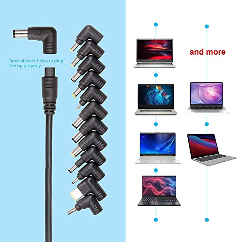 Universal Laptop Charger 90W, Slim AC Adapter Power Supply Cord with USB Port for Mobile Phones| Tablet Compatible with Dell Lenovo Toshiba Acer Asus Gateway IBM and Most Notebooks