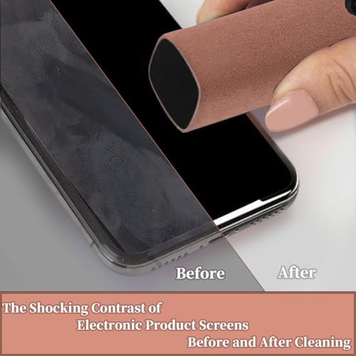 Computer Laptop Phone Screen Cleaner, Hatstart Touchscreen Cleaning Spray and Wipes Accessories to Remove Fingerprint for MacBook Display iPad iPhone Screens Mac TV - Pink Purple Blue - color: Pink Blue Purple