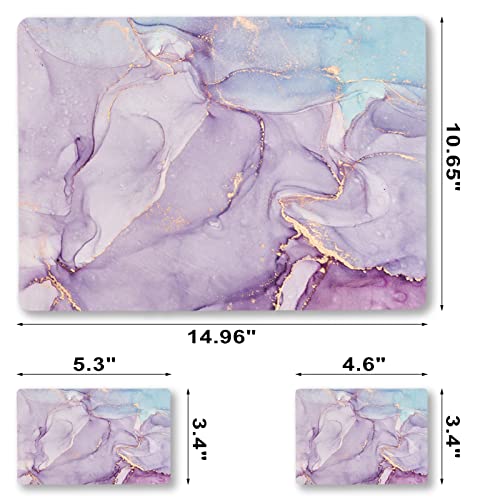 ArtSo Laptop Skin Sticker Decal, 12" 13" 13.3" 14" 15" 15.4" 15.6 inch Laptop Universal Netbook PC Notebook Vinyl Reusable Skin Sticker Cover Art Case Protector Personalized,Purple Blue Marble - color: Purple Blue Marble