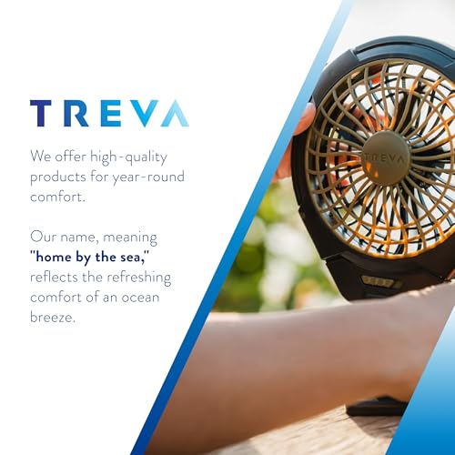 Treva 5 in Battery Powered Clip Fan with Clamp | Yes - style: 1 Pack