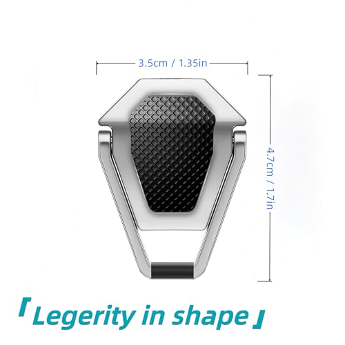 (2 PK/4Pcs) Laptop Stand Foldable & Portable Zinc Alloy Laptop Riser with Anti-Slip Pads Ergonomic Height Adjustment for 12-20 Inch Laptop to Reduce Neck Strain & Improve Cooling - style: Silver-4