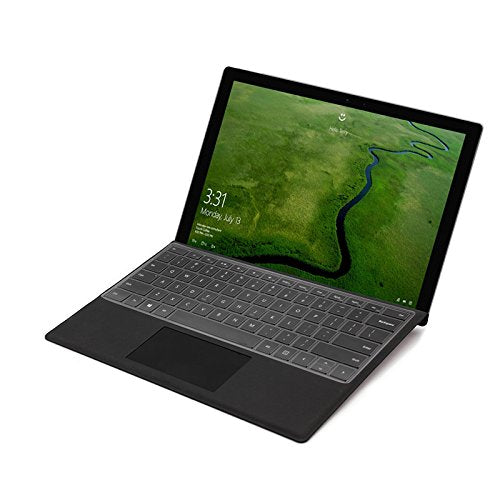 Keyboard Skin for Microsoft Surface Pro (2017 Released) & Surface Pro 4, Precsion Fit Ultra Thin Clear TPU Keyboard Cover Protector US Layout