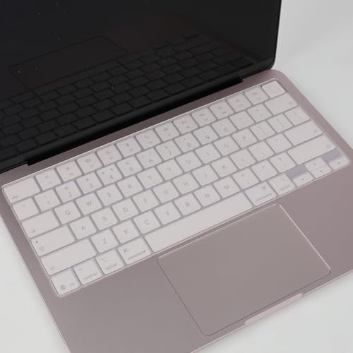 Allinside Keyboard Cover for 2026 MacBook Neo 13-inch A3404 (A18 Pro) & MacBook Air 13"/15" and MacBook Pro 14"/16" (M5 Chip), Premium Silicone Keyboard Protector Skin, US ANSI Layout, Transparent - color: Transparent