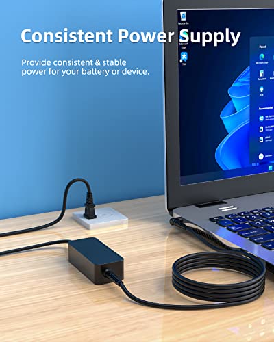 Superer 45W AC Charger Fit for Lenovo Ideapad Slim 1 1 14 1 15 1 11 Slim 1-14AST-05 1-11AST-05 Ideapad 1-15IJL7 1-14IGL7 1-14IGL05 1-14IJL7 1-14ADA05 1-15IGL7 Laptop Power Supply Adapter Cord
